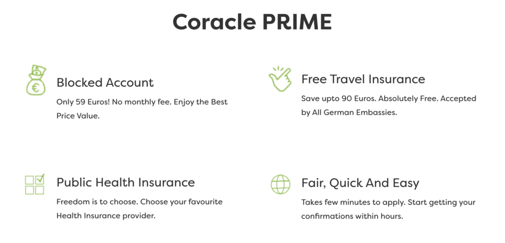 Germany Blocked Account: Everything you need to know about Coracle and its successful journey 7 Germany Blocked Account for International Students: Coracle Prime